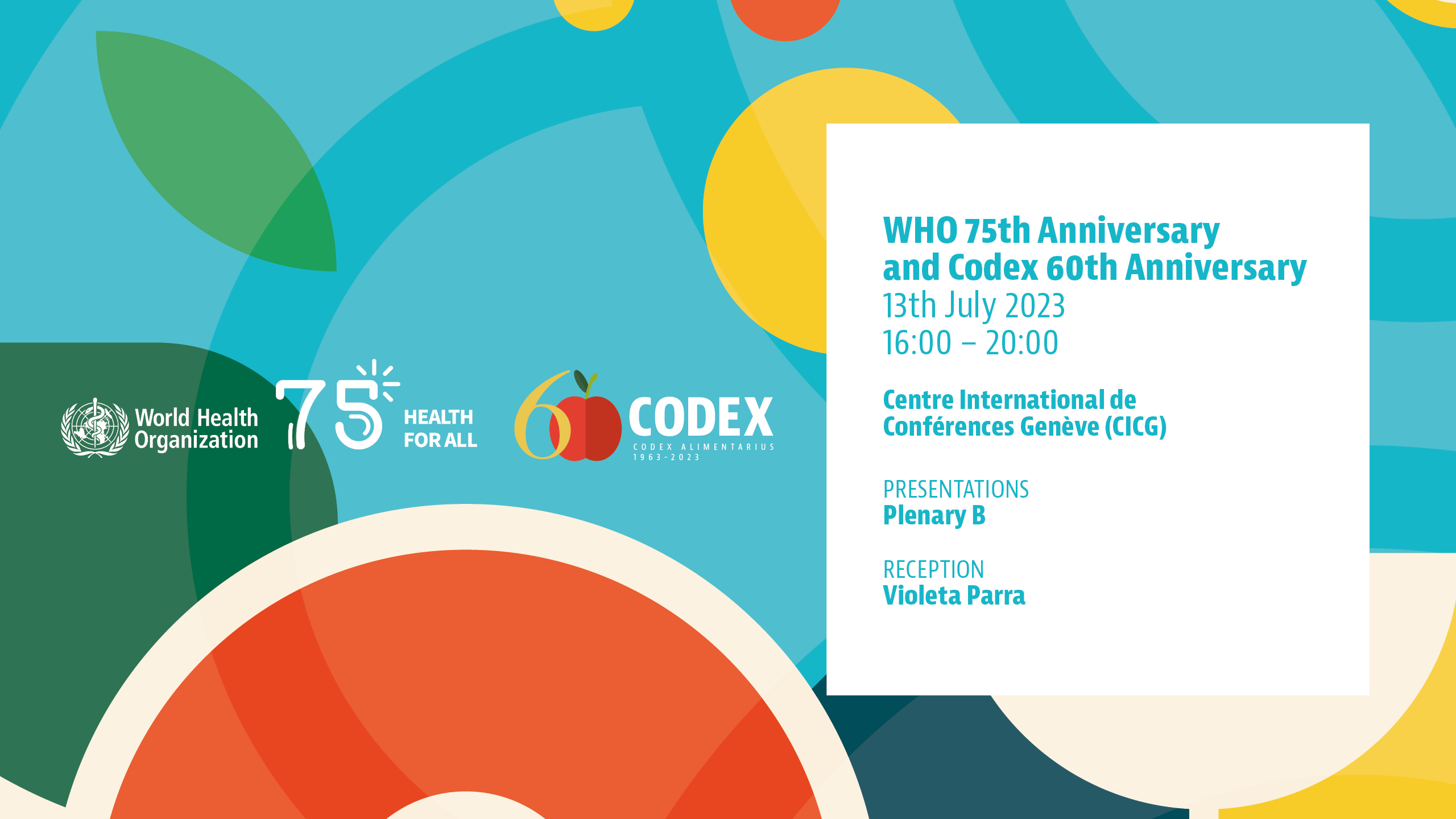 WHA75 and Codex 60 logos