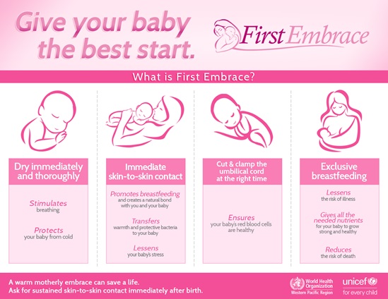 Graphic on giving your baby the best start